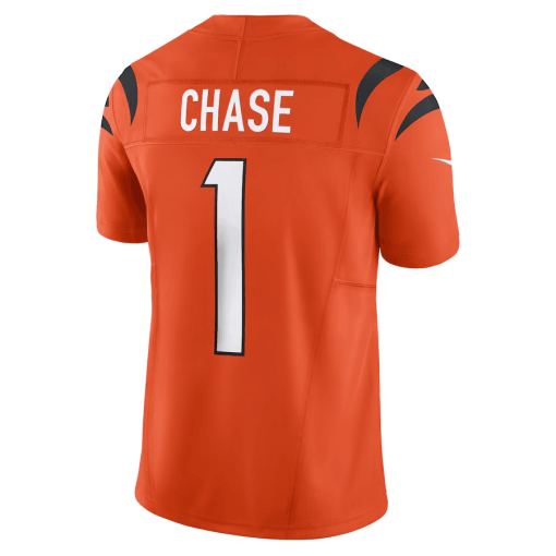 Ja’Marr Chase Cincinnati Bengals Nike Women’s Game Jersey – Orange - Image 3