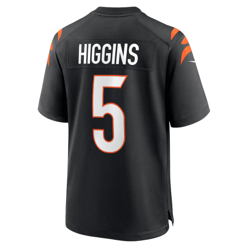 Tee Higgins Cincinnati Bengals Nike Game Player Jersey – Black - Image 3