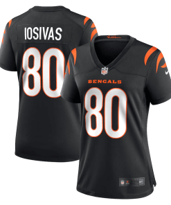 Andrei Iosivas Cincinnati Bengals Nike Women’s Team Game Jersey – Black