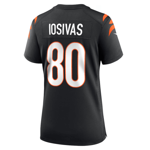 Andrei Iosivas Cincinnati Bengals Nike Women’s Team Game Jersey – Black - Image 3