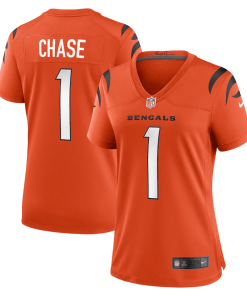 Ja’Marr Chase Cincinnati Bengals Nike Women’s Game Jersey – Orange