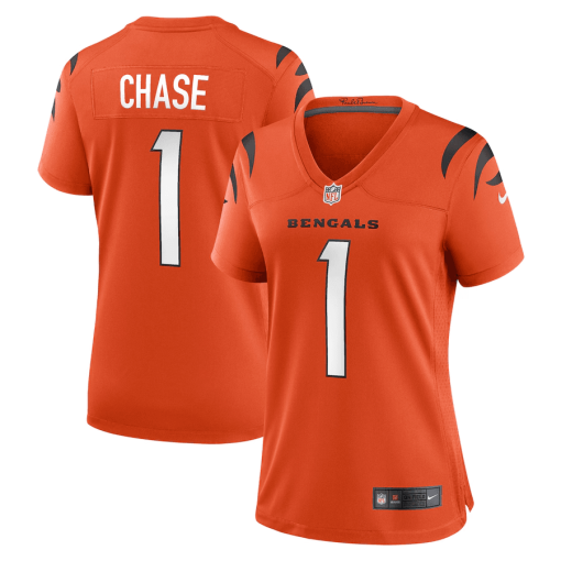 Ja’Marr Chase Cincinnati Bengals Nike Women’s Game Jersey – Orange