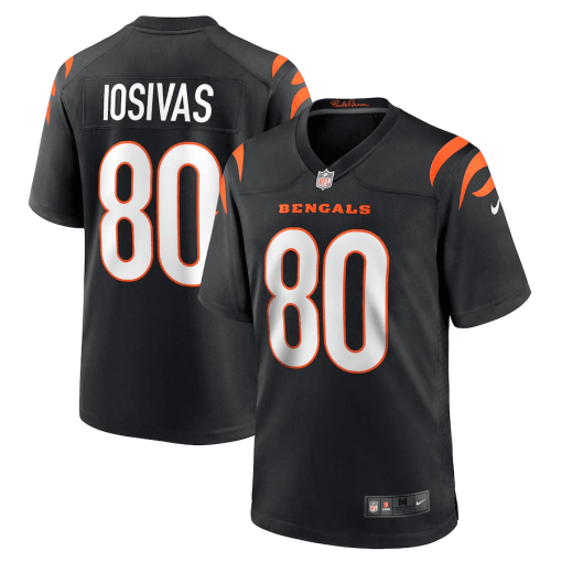 Andrei Iosivas Cincinnati Bengals Nike Team Game Jersey – Black