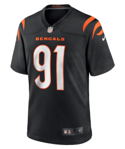 Alternative view of Trey Hendrickson Cincinnati Bengals Nike Game Jersey – Black