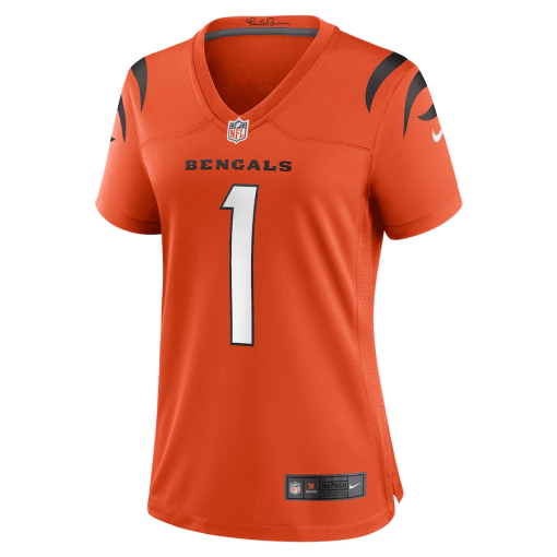 Ja’Marr Chase Cincinnati Bengals Nike Women’s Game Jersey – Orange - Image 2