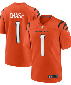 Ja’Marr Chase Cincinnati Bengals Nike Game Jersey – Orange