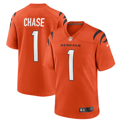 Ja’Marr Chase Cincinnati Bengals Nike Game Jersey – Orange