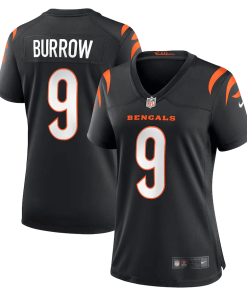 Joe Burrow Cincinnati Bengals Women’s Nike Player Game Jersey – Black