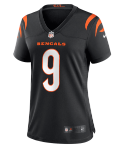 Alternative view of Joe Burrow Cincinnati Bengals Women’s Nike Player Game Jersey – Black