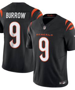 Joe Burrow Cincinnati Bengals Nike Vapor F.U.S.E. Limited Jersey – Black