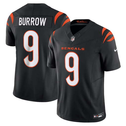 Joe Burrow Cincinnati Bengals Nike Vapor F.U.S.E. Limited Jersey – Black