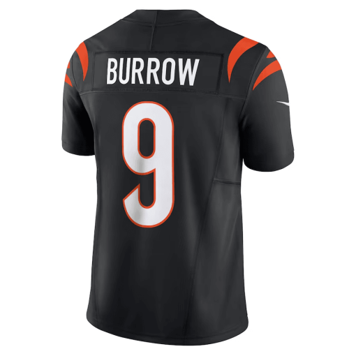 Joe Burrow Cincinnati Bengals Nike Vapor F.U.S.E. Limited Jersey – Black - Image 3
