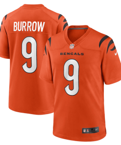 Joe Burrow Cincinnati Bengals Nike Game Jersey – Orange