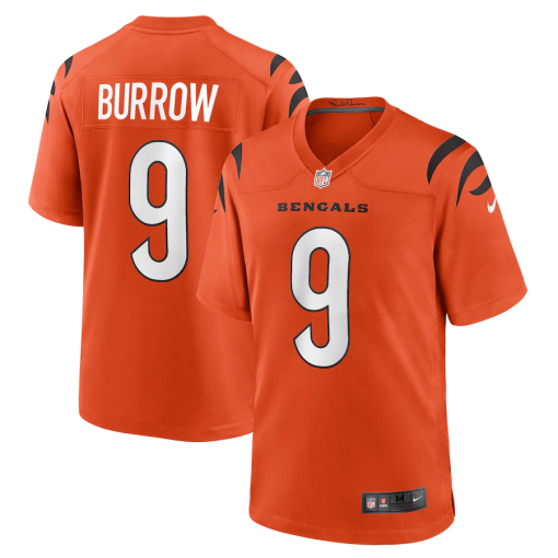 Joe Burrow Cincinnati Bengals Nike Game Jersey – Orange