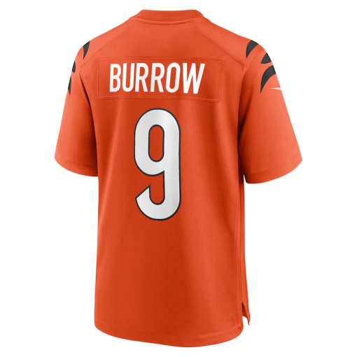 Joe Burrow Cincinnati Bengals Nike Game Jersey – Orange - Image 3