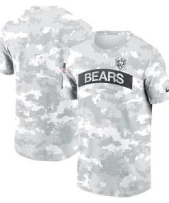 Chicago Bears Nike 2024 Salute To Service Performance T-Shirt – Arctic Camo