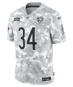Alternative view of Walter Payton Chicago Bears Nike 2024 Salute to Service Retired Player Limited Jersey – Arctic Camo