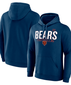Chicago Bears Fanatics Pylon Outline Pullover Hoodie – Navy
