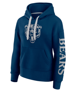 Alternative view of Chicago Bears Fanatics Women’s Elements Next Pullover Hoodie – Navy