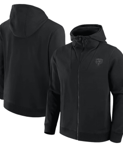 Chicago Bears Fanatics Unisex Front Office Full-Zip Hoodie – Black