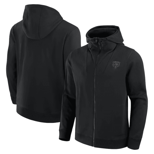 Chicago Bears Fanatics Unisex Front Office Full-Zip Hoodie – Black