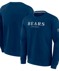 Chicago Bears Fanatics Unisex Elements Unlimited Fleece Pullover Sweatshirt – Navy