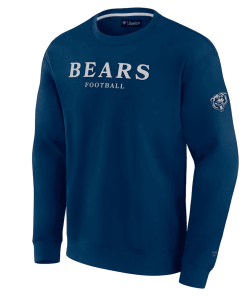 Alternative view of Chicago Bears Fanatics Unisex Elements Unlimited Fleece Pullover Sweatshirt – Navy
