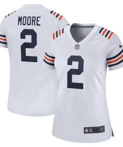 D.J. Moore Chicago Bears Nike Women’s Alternate Game Jersey – White
