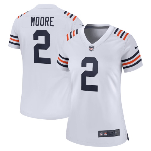 D.J. Moore Chicago Bears Nike Women’s Alternate Game Jersey – White