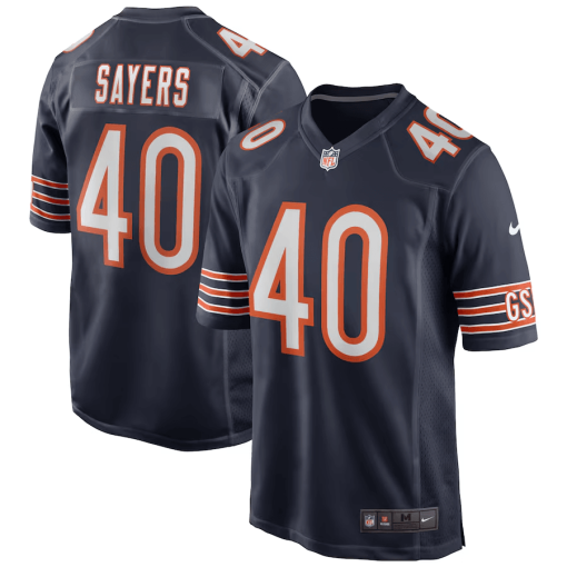 Gale Sayers Chicago Bears Nike Game Retired Player Jersey – Navy