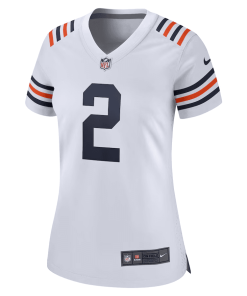 Alternative view of D.J. Moore Chicago Bears Nike Women’s Alternate Game Jersey – White