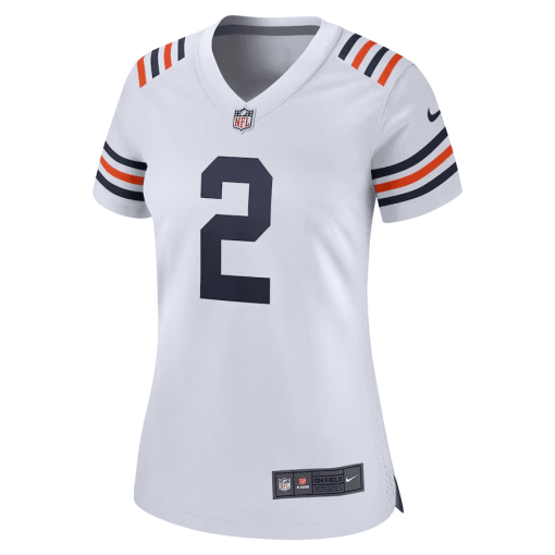 D.J. Moore Chicago Bears Nike Women’s Alternate Game Jersey – White - Image 2