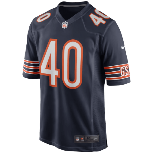 Gale Sayers Chicago Bears Nike Game Retired Player Jersey – Navy - Image 2