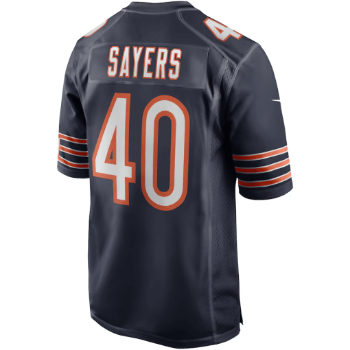 Gale Sayers Chicago Bears Nike Game Retired Player Jersey – Navy - Image 3