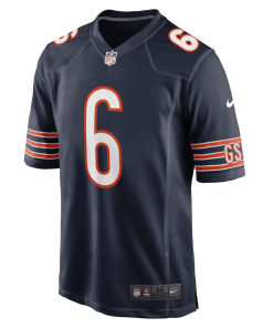 Alternative view of Kyler Gordon Chicago Bears Nike Game Player Jersey – Navy