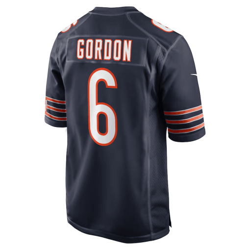 Kyler Gordon Chicago Bears Nike Game Player Jersey – Navy - Image 3