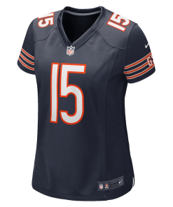 Alternative view of Rome Odunze Chicago Bears Nike Women’s Game Jersey – Navy