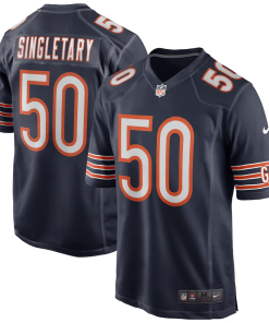 Mike Singletary Chicago Bears Nike Game Retired Player Jersey – Navy