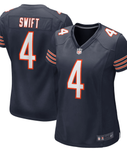 D’Andre Swift Chicago Bears Nike Women’s Game Jersey – Navy