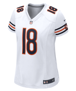 Alternative view of Caleb Williams Chicago Bears Nike Women’s Game Player Jersey – White