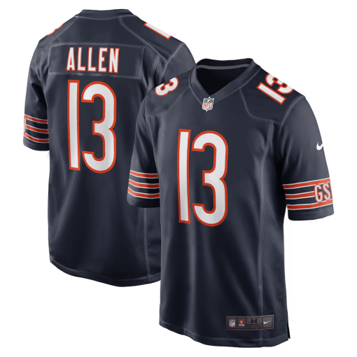 Keenan Allen Chicago Bears Nike Team Game Jersey – Navy