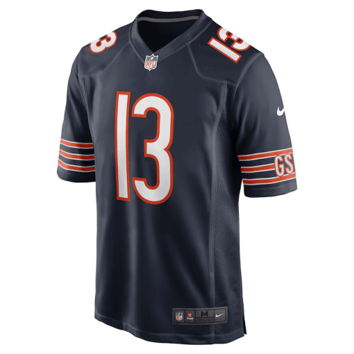 Keenan Allen Chicago Bears Nike Team Game Jersey – Navy - Image 2