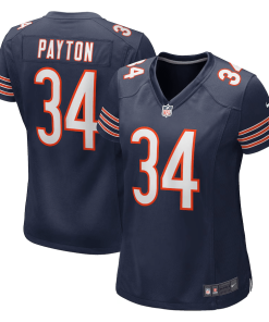 Walter Payton Chicago Bears Nike Women’s Game Retired Player Jersey – Navy