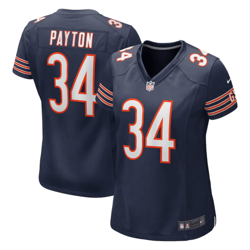 Walter Payton Chicago Bears Nike Women’s Game Retired Player Jersey – Navy