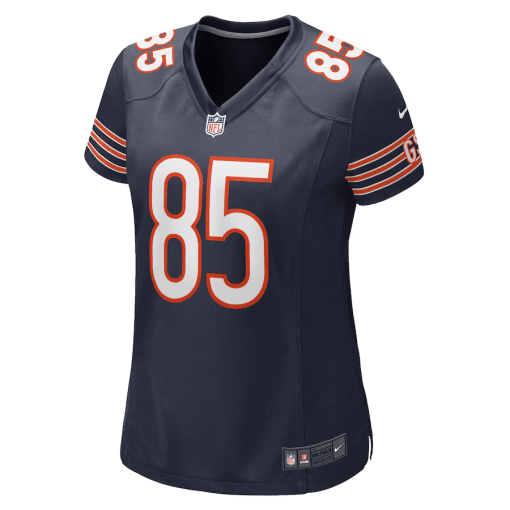 Cole Kmet Chicago Bears Nike Women’s Game Jersey – Navy - Image 2