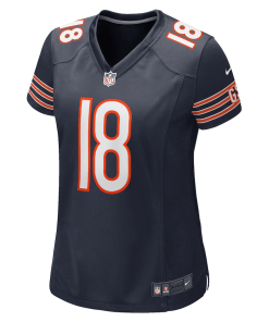 Alternative view of Caleb Williams Chicago Bears Nike Women’s Player Game Jersey – Navy