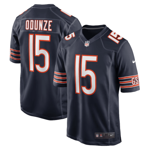 Rome Odunze Chicago Bears Nike Player Game Jersey – Navy