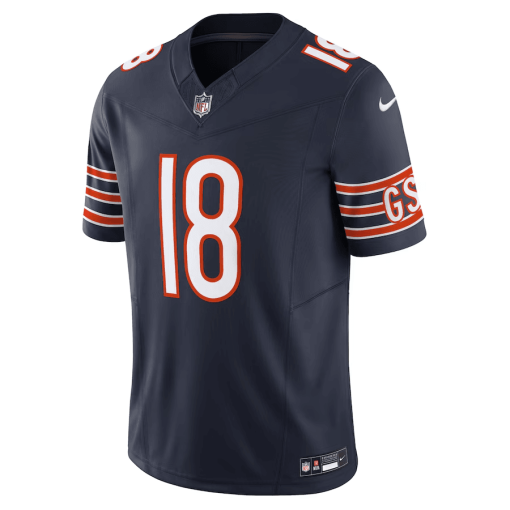 Caleb Williams Chicago Bears Nike Vapor F.U.S.E. Limited Jersey – Navy - Image 2