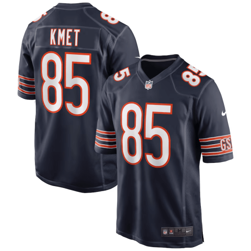Cole Kmet Chicago Bears Nike Player Game Jersey – Navy