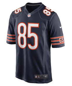 Alternative view of Cole Kmet Chicago Bears Nike Player Game Jersey – Navy
